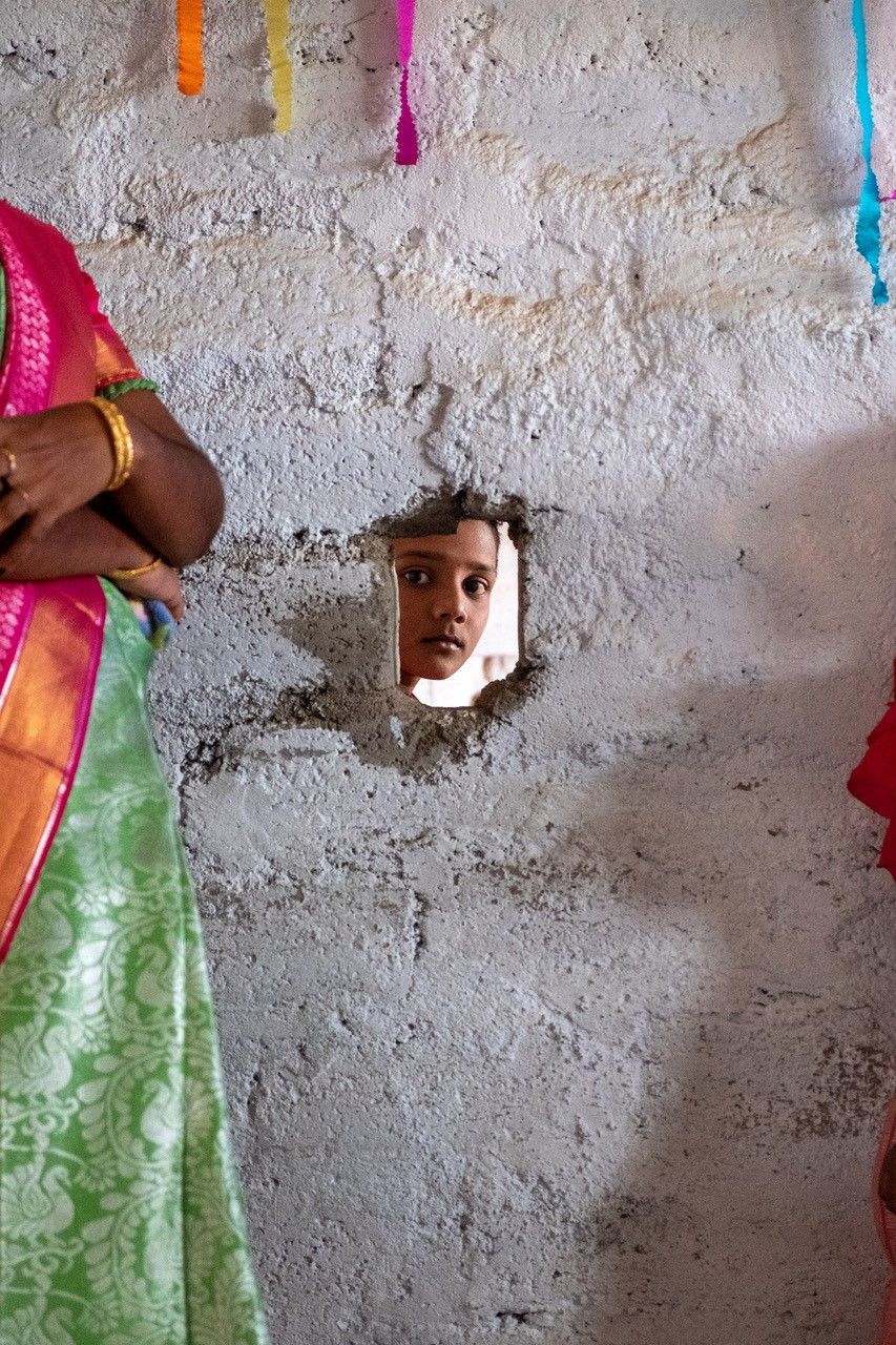 Scène de vie à l'école Ecole Rising Sun Talents School au Telangana