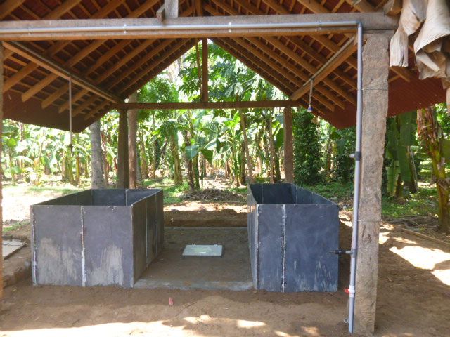 Construction d’une installation de lombricompostage